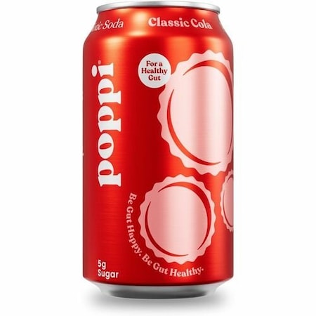Poppi Soda, Prebiotic, Cola Flavor, RD POI50010